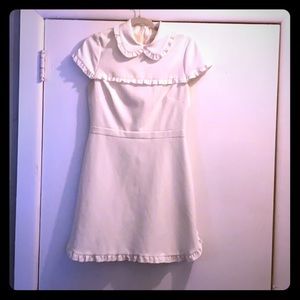 White Peter Pan collar dress